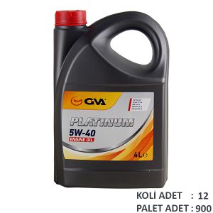 MOTOR YAĞI 5W40 4 LT PLATINUM TAM SENTETİK API SL/CF 5W40