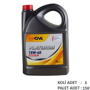 MOTOR YAĞI 15W40 7 LT PLATINUM MİNERAL API SL/CF 15W40