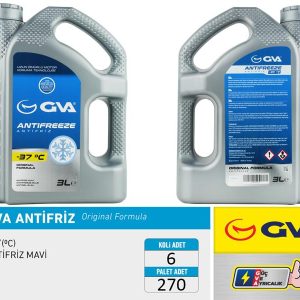 ANTİFRİZ 3 LT -37 C MAVİ Koli 6 Ad