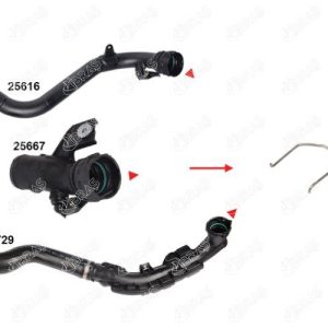 TURBO BORUSU SEKMANI NISSAN JUKE-NV200 1.5DCI 12 144601FE0C