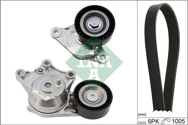 ALTERNATÖR GERGİ KİTİ 6PK1004-6PK1005 P208-P2008-P308-PARTNER-BERLINGO-JUMPY-C4-DS3 1.6 BlueHDI 1613255580-1613255380-9803757280