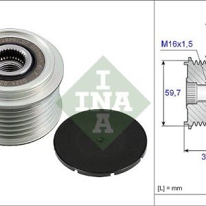 ALTERNATÖR KASNAĞI RULMANLI MASTER II-MOVANO-NISSAN PATROL-TERRANO 3.0 03 231502W200-231502W20A-231502W20B