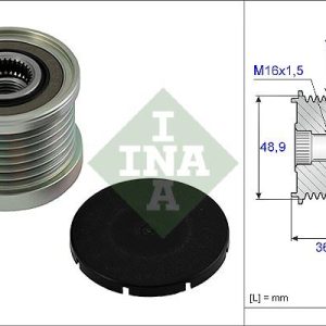 ALTERNATÖR KASNAĞI RULMANI LGN II 01- -MGN II-III 08- -TRAFIC II 06- -MASTER II 06- 1.9DCI 7701062985