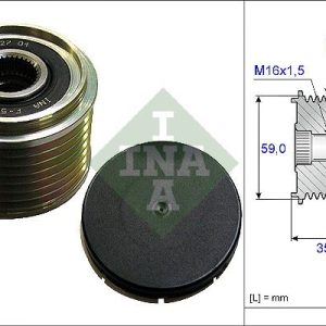 ALTERNATÖR KASNAĞI TRANSİT 2.4 DI-2.4DE-2.4 TDCI 00-