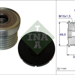 ALTERNATOR RULMANI BMW E81 E87 E30 E46 E90 E91 E92 E60 E64 E65 E84 E83 E70 E86 12317560483