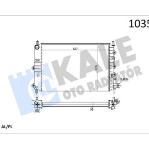 MOTOR RADYATORU ESCORT CLX 2 SIRA AL PL SISTEM 91AB8005AF-94AT8005AB-94AT8005BA