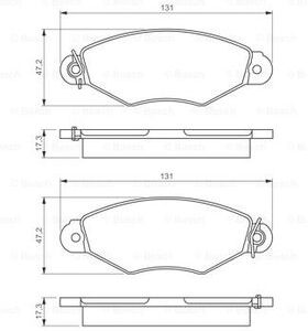 ÖN FREN BALATASI RENAULT KANGOO 97 CLIO SYMBOL I 98 CITRO N XSARA 97 02 PEUGEOT 306 96 01