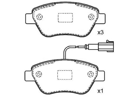 ÖN BALATA FİŞSİZ LINEA-PUNTO-ALBEA 1.3 02 IDEA 1.3 JTD-1.4-1.2 16V 04