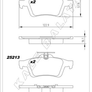 ARKA BALATA FOCUS II CMAX 03 CONNECT 02 LAGUNA III 07 OPEL VECTRA C 02 SIGNUM 03 CITROEN C5 08 PEUGEOT P508 10 18 1647875980-4254.A8