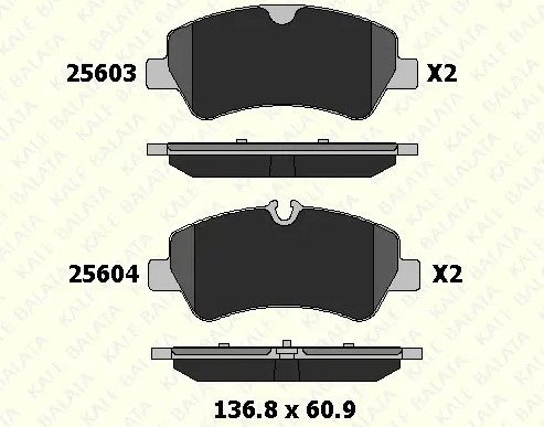 ARKA BALATA FORD TOURNEO CUSTOM-TRANSIT CUSTOM 2.2 TDCI 12 KABLOSUZ