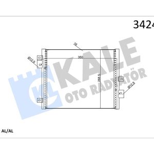 KLİMA KONDENSERİ PORSCHE 911-TARGA-BOXSTER-CAYMAN AL-AL