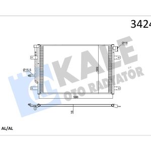KLİMA KONDENSERİ AUDI AUDI A4 SEAT EXEO-EXEO ST AL-AL