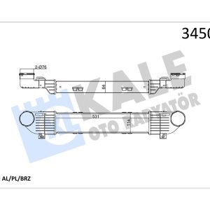 TURBOSARJ RADYATORU MERCEDES S-CLASS W220 99 05 A2205000000