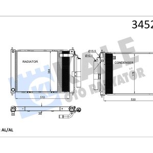 KLİMA KONDENSERİ NISSAN MİCRA 1.2-1.4 16V 02-10 RADYATÖR-KLİMA BİRLEŞİK OTO.-MEK. AL/AL 21400AX600-21400AX601