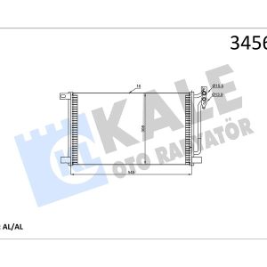 KLIMA RADYATORU BMW M47 N M57 N E46 E83 64538377648