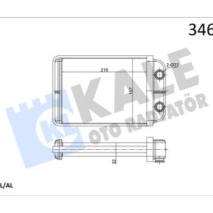 KALORİFER RADYATÖRÜ BRAVO 07 STILO 01-06 46723450