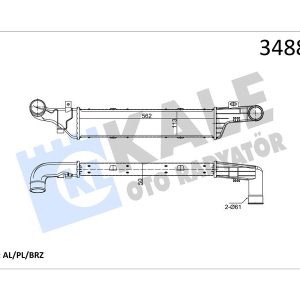 TURBOSARJ RADYATORU MERCEDES E-CLASS W210 S210 A2105001200