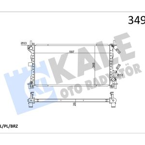 MOTOR SU RADYATORU AC FOCUS 2.0 98 05 KLIMALI MANUEL BRAEZING 600 348 26 ME98AB8005MF-1061191-1061192
