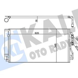 KLIMA RADYATORU BMW F20 F30 F32 F33 F34 F36 i3 F22 64506804722