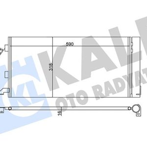 KONDENSER AL/PL/BRZ PANDA -CORDOBA-IBIZA III