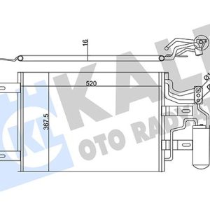 KLİMA RADYATÖRÜ KONDENSERİ OPEL MERİVA A 1.3 CDTI 1.6 TURBO Z16LET 1.7 CDTİ 03 AL/PL/BRZ