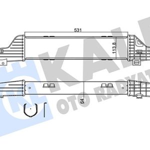TURBOSARJ RADYATORU MERCEDES E-CLASS W210 S210 A2105002100