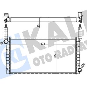 RADYATÖR DOBLO 1.2I 01- 46803028-K46749000-K46803028