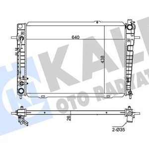 RADYATÖR HYUNDAI TUCSON-KIA SPORTAGE 04 2.0 CRDİ 640x462x18 OTOMATİK 253102E900-253102E700