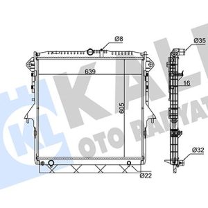 MOTOR SU RADYATOR RANGER 2.2 TDCI 11 BRAZING AB398005DG-DB398005BD