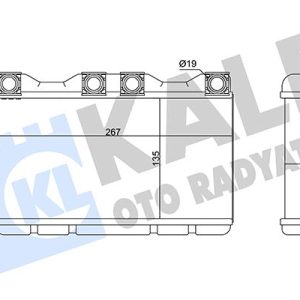 KALORIFER RADYATORU BMW E38 64118373175