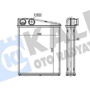 KALORIFER RADYATORU MERCEDES W169 W245 . MINI R55 R56 R60 A1698300761-64113422666