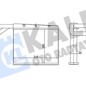 KALORIFER RADYATORU MERCEDES SPRINTER B901 B904 95 06 A0038356101