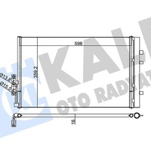 KLIMA RADYATORU BMW F25 F26 64539216143