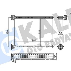 KALORİFER RADYATORU RENAULT MEGANE IV-KADJAR-TALISMAN