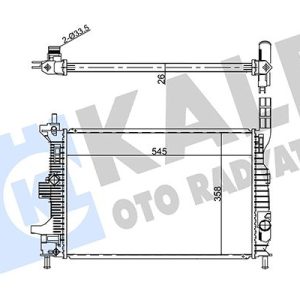 MOTOR SU RADYATOR FOCUS III 13 TRANSIT CONNECT 14 1.0 ECOBOOST CV618005VC-CV618005VB CV618005VA