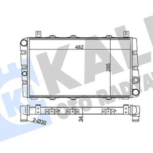 RADYATÖR AL/PL/BRZ SKODA FAVORIT-FELICIA I-FELICIA II RADYATÖR 6U0121251-115610500-115610502