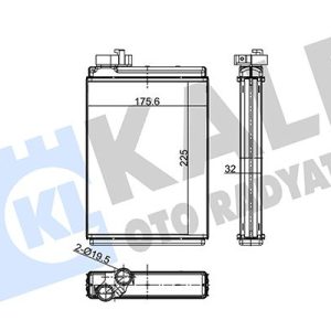 KALORİFER AUDI A4-A5-Q5 KALORİFER AL/BRZ 225X175.6X32 8K0898037A