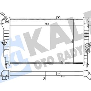 SU RADYATÖRÜ OPEL VECTRA A 1.6I 2.0I 2.0I 16V 1.7D 90-95 CALIBRA A 2.0I 94-97 MT AC NAC MEKANİK 620x378x34 90443463-90443466