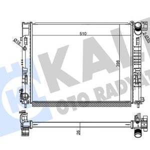SU RADYATÖRÜ RENAULT CLIO V 1.5DCI 19 MT BRAZING 510x398x26