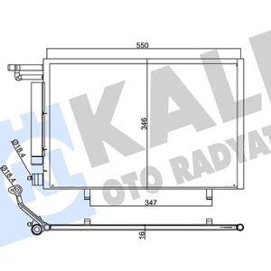 KLIMA RADYATORU FORD ECOSPORT 1.5 TDCI 15