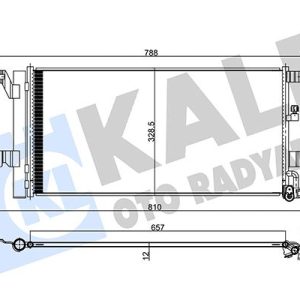 KONDENSER AUDI A4 16-A5 17-A6 19-A7 19- AL/AL