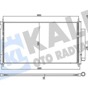 KONDENSER HONDA CR-V III 2.0 2.2 06- AL/AL