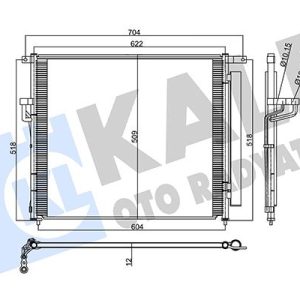 KLIMA RADYATORU KONDENSERİ RANGER 2.2 TDCI 11 MAZDA B2500 2.2 - 2.5 TDCI 1 MAZDA B2500 2.2 - 2.5 TDCI 11 353165