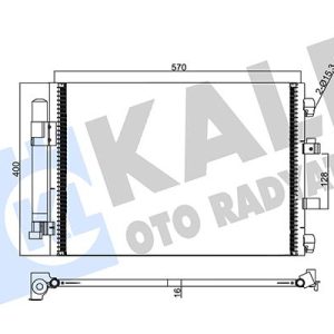 KLIMA RADYATORU KONDANSER FOCUS III 1.0 ECOBOOST -1.6TDCI 11 GRAND C-MAX 11 591 377 16