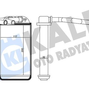 KALORİFER RADYATÖRÜ HONDA CIVIC 1.6L B16A2 EK4 160hp 96-98 - ALEMİNYUM