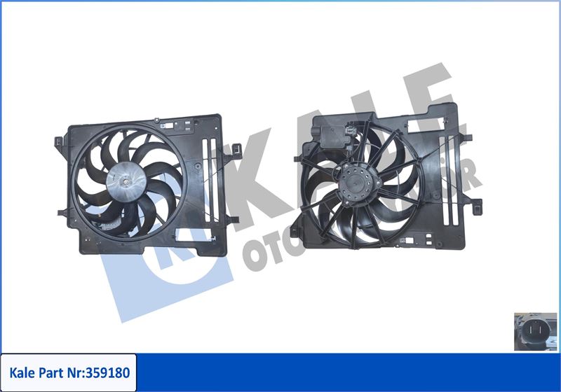 FAN MOTORU DAVLUMBAZLI FORD FOCUS III 14-17 CONNCET 14 KUGA II 14-17 1.5TDCI AT REZİSTÖRLÜ YENİ KASA 12V 250W 2400RPM 2244632-F1F18C607HF