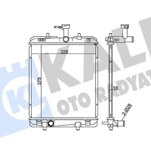 RADYATÖR P107-C1-AYGO K4R 1.0 MEKANİK 375x328x16 AL-PL-BRZ