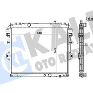 RADYATÖR TOYOTA HILUX III AL/PL/BRZ 525x648x26