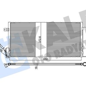 KLIMA RADYATORU MONDEO III 1.8 2.0 16V 2.0TDCI 00 07 MANUEL KLIMALI