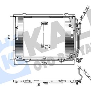 KLIMA RADYATORU MERCEDES W202 S202 W210 A2028301070